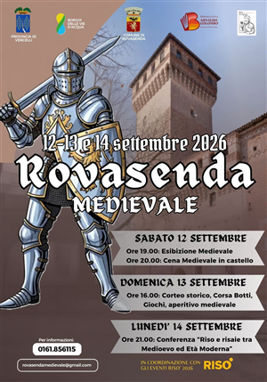 Festa Medievale 12, 13 e 14 settembre 2026